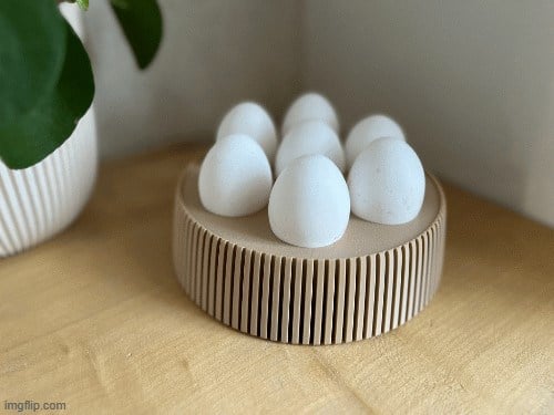 7 Yumurtalık Paskalya Yumurta Standı Dekoratif Kahvaltı Sunum Ürünü