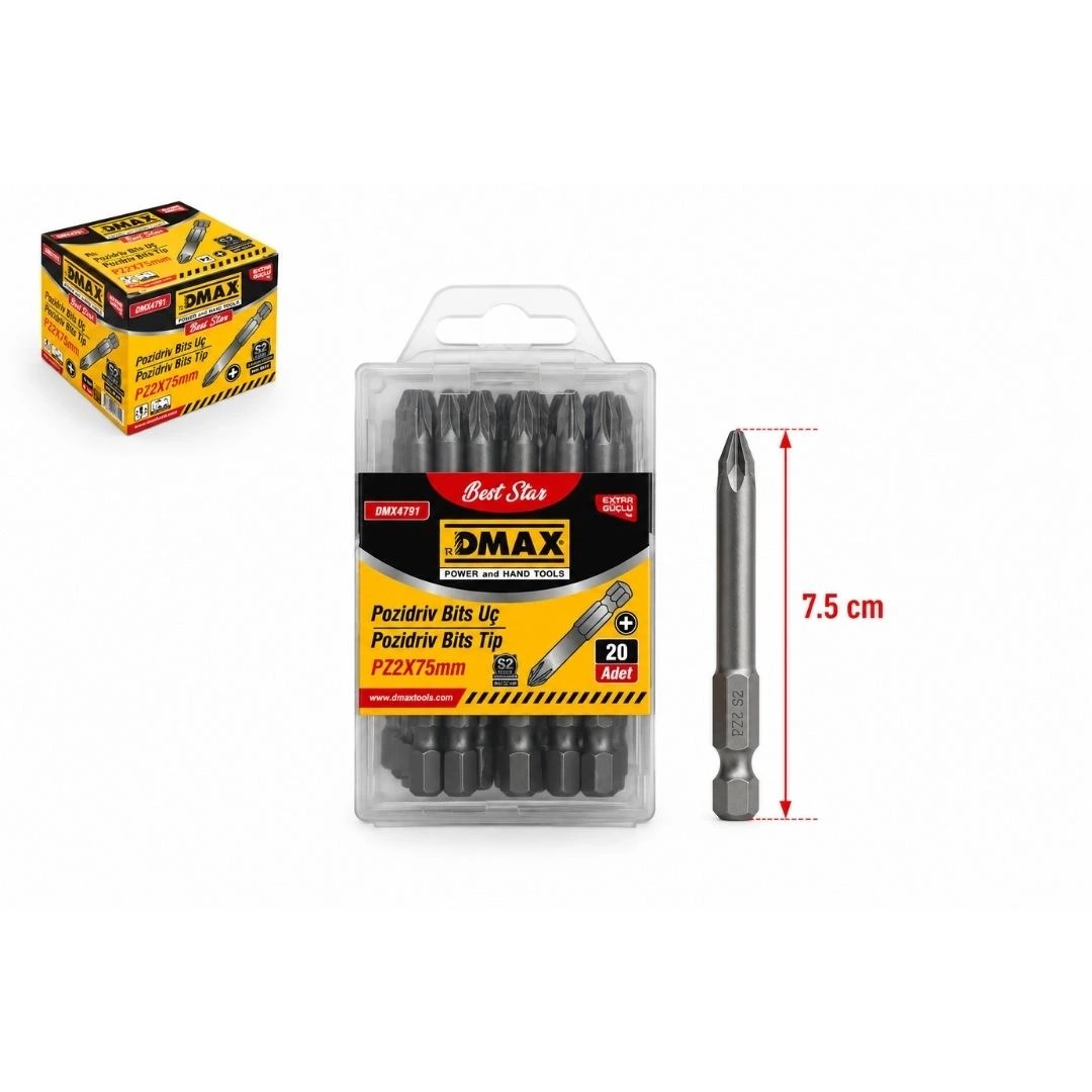 75 mm Bits Ucu 20'li