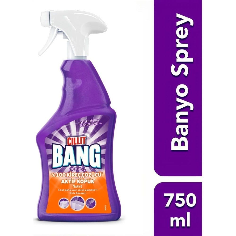 750 ml Kir ve Kireç Sökücü Banyo Temizleyici Sprey