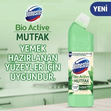 750 ml Mutfak İçin Hijyen Sağlayan Bio Aktif Çamaşır Suyu