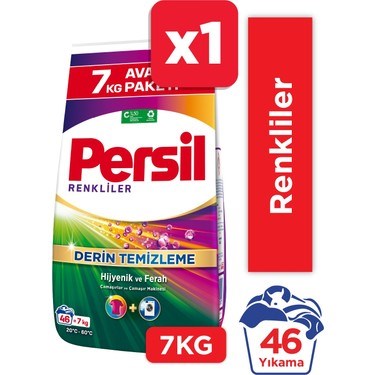 7kg Renkliler İçin Toz Çamaşır Deterjanı