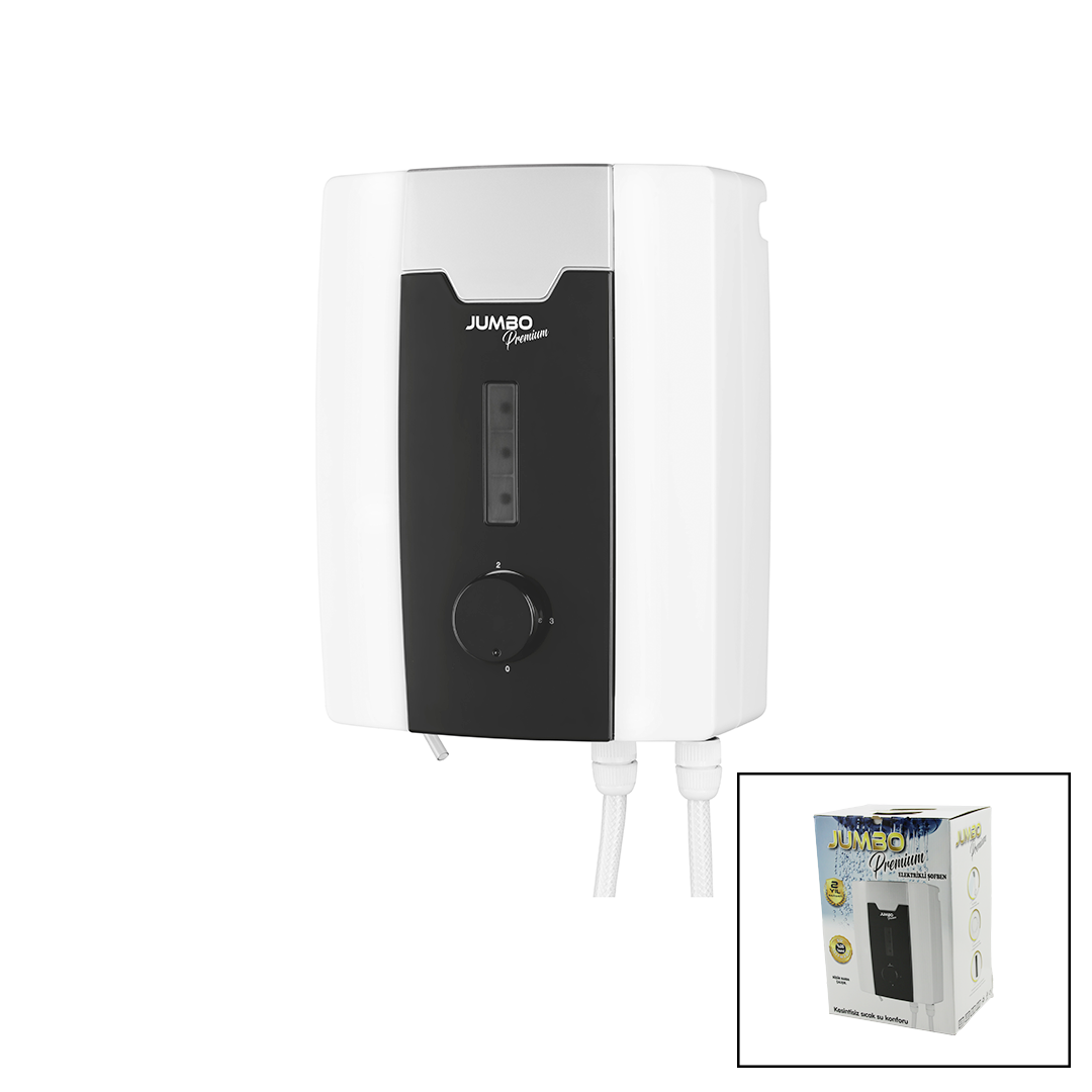 8000W Elektrikli Anlık Su Isıtıcı - 3 Kademe 7 Emniyet Termostat