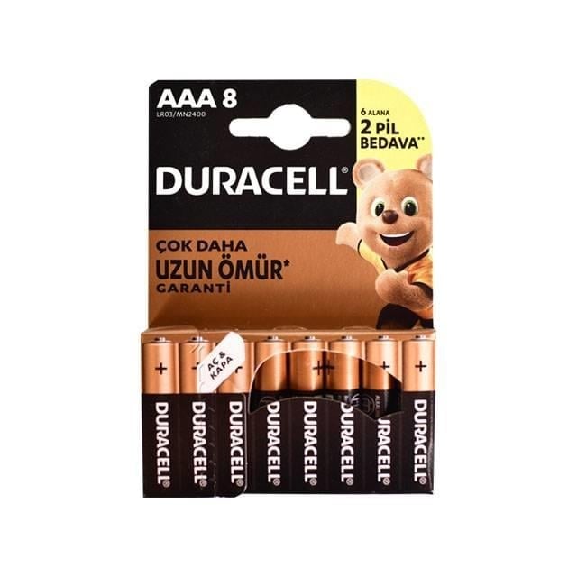 8li Aaa İnce Kalem Pil