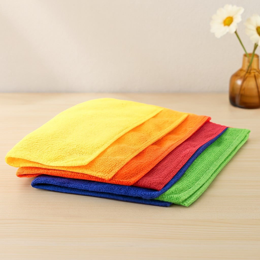 8li Mikrofiber Temizlik Bezi - Lavanta Kokulu