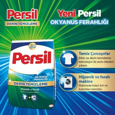 9 kg Okyanus Ferahlığı ile Toz Çamaşır Deterjanı