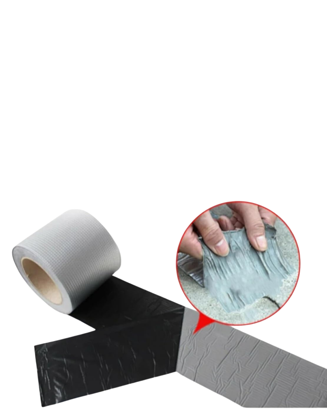 96mm Güçlü Yapışkan Tamir Bandı 2 Metre Su Geçirmez Çift Katmanlı Bant