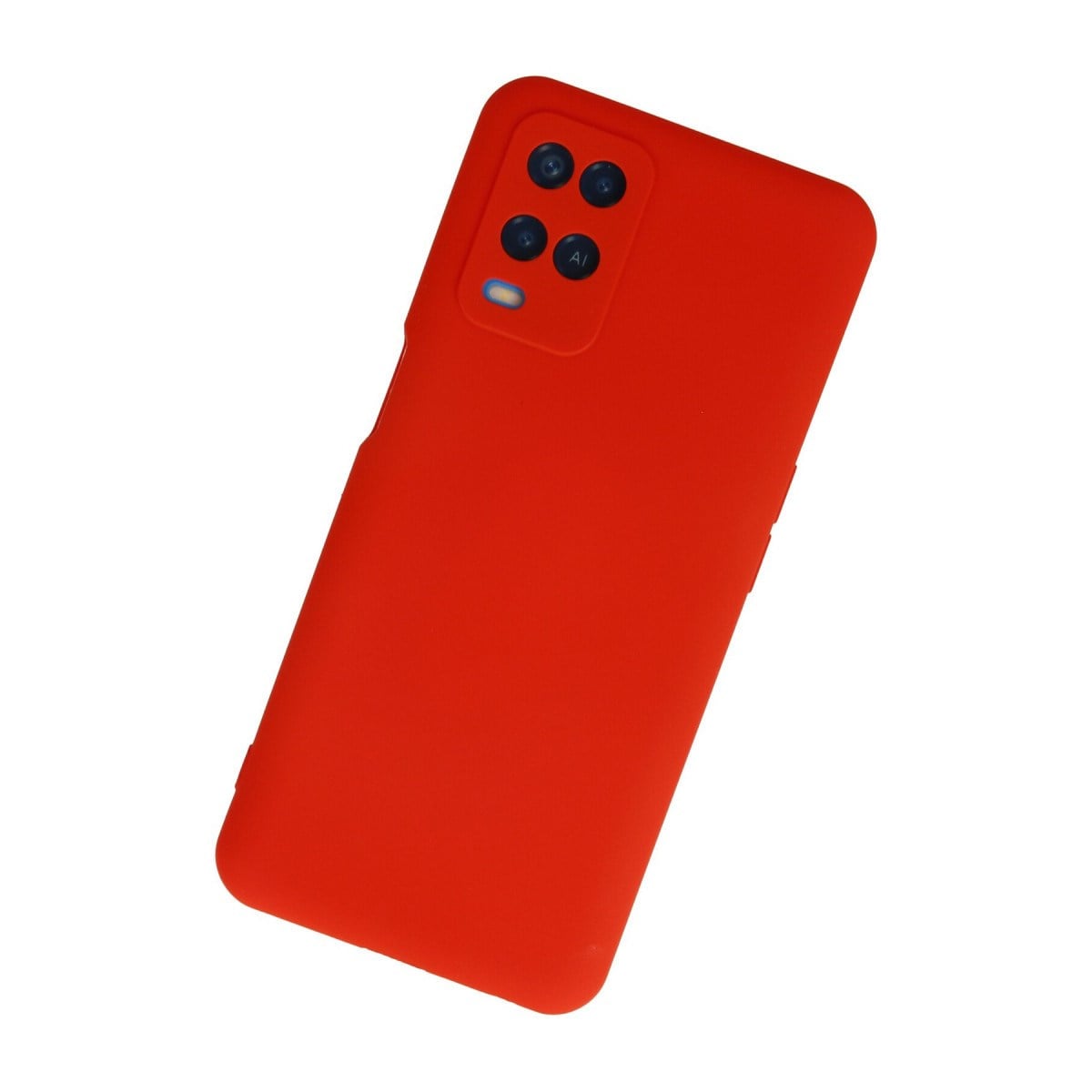 A54 4G Kılıf Nano içi Kadife Silikon - Kırmızı
