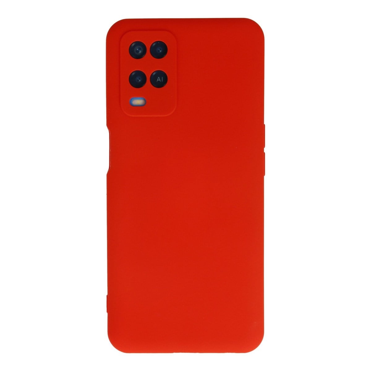 A54 4G Kılıf Nano içi Kadife Silikon - Kırmızı