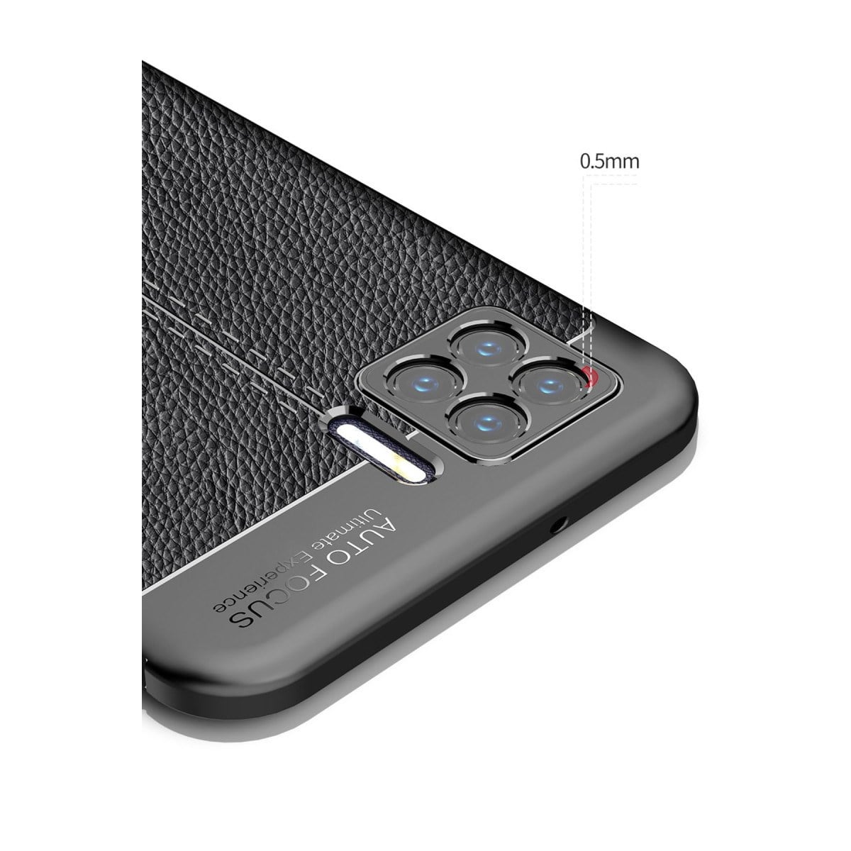 A73 Kılıf Auto Focus Kapak - Siyah