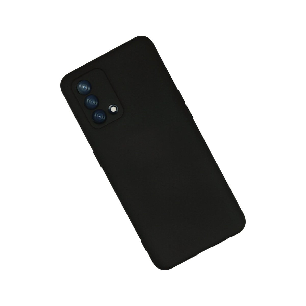 A74 4G Kılıf Nano içi Kadife Silikon - Siyah