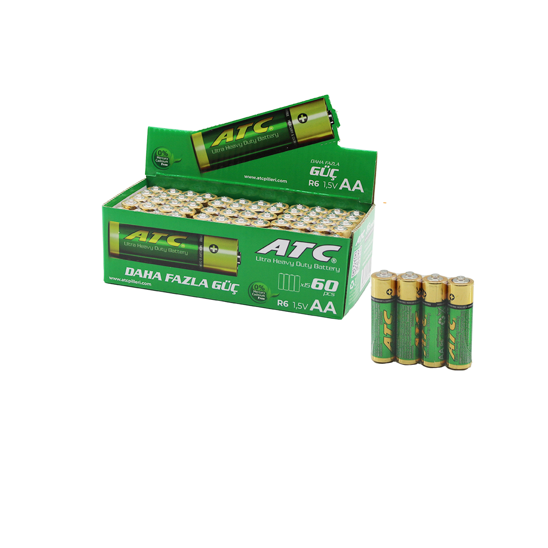 AA (R06) 1.5V Kalem Pil 60'lı Paket