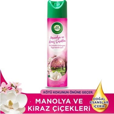Aerosol Oda Kokusunda Manolya ve Kiraz Çiçeği