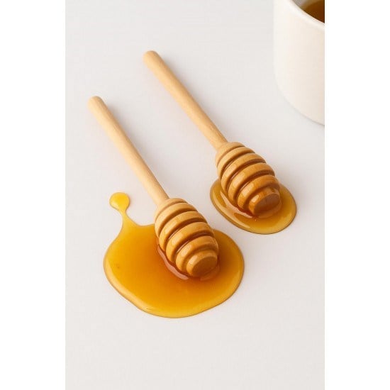 Ahşap Bal Kaşığı Seti 2’li 16,5 cm