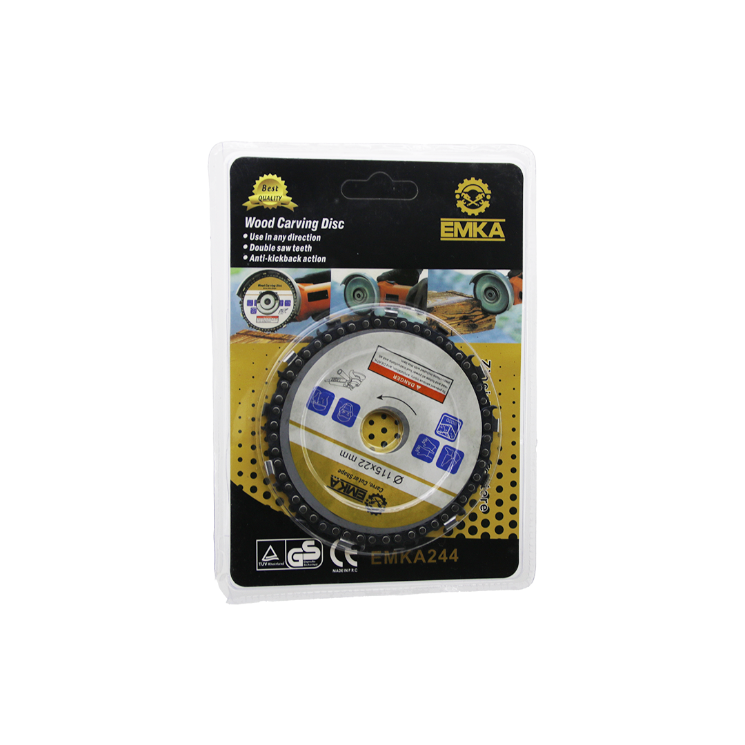 Ahşap Oyma Testere Diski 115x22 mm (Zincirli)