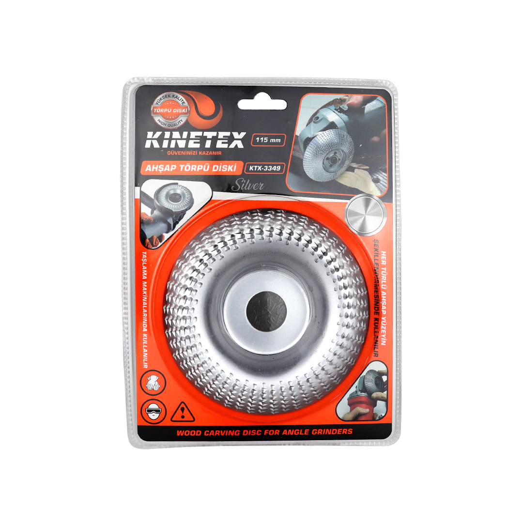 Ahşap Törpü Eğe Disk 115 mm (Gümüş)