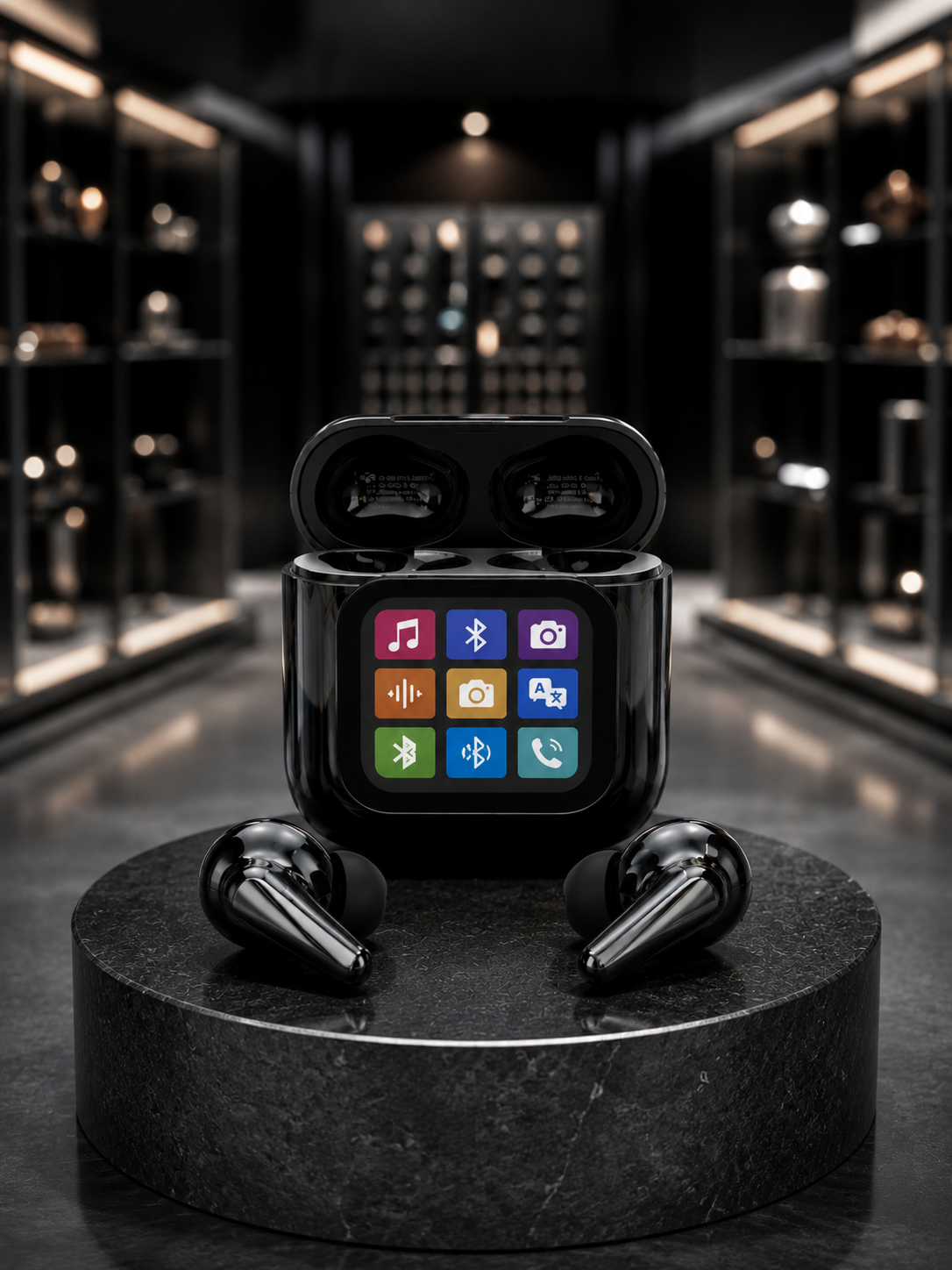 AI Destekli Dokunmatik Ekranlı Kablosuz Bluetooth Kulaklık