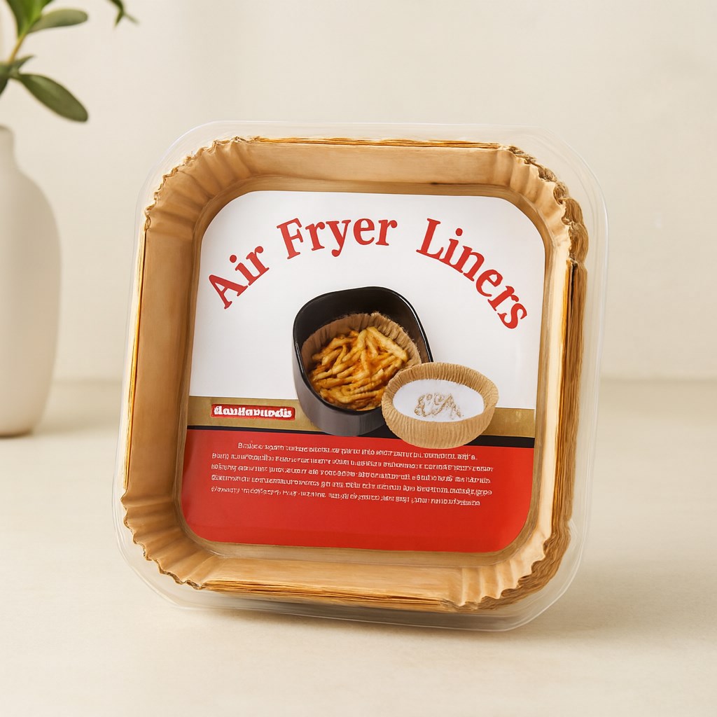 Air Fryer Kağıt Pişirme Kalıbı Kare 16x4.5 cm 50li