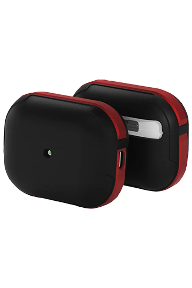 Airpods Pro 2 (2.nesil) MO-A8 Armor Kılıf - Kırmızı