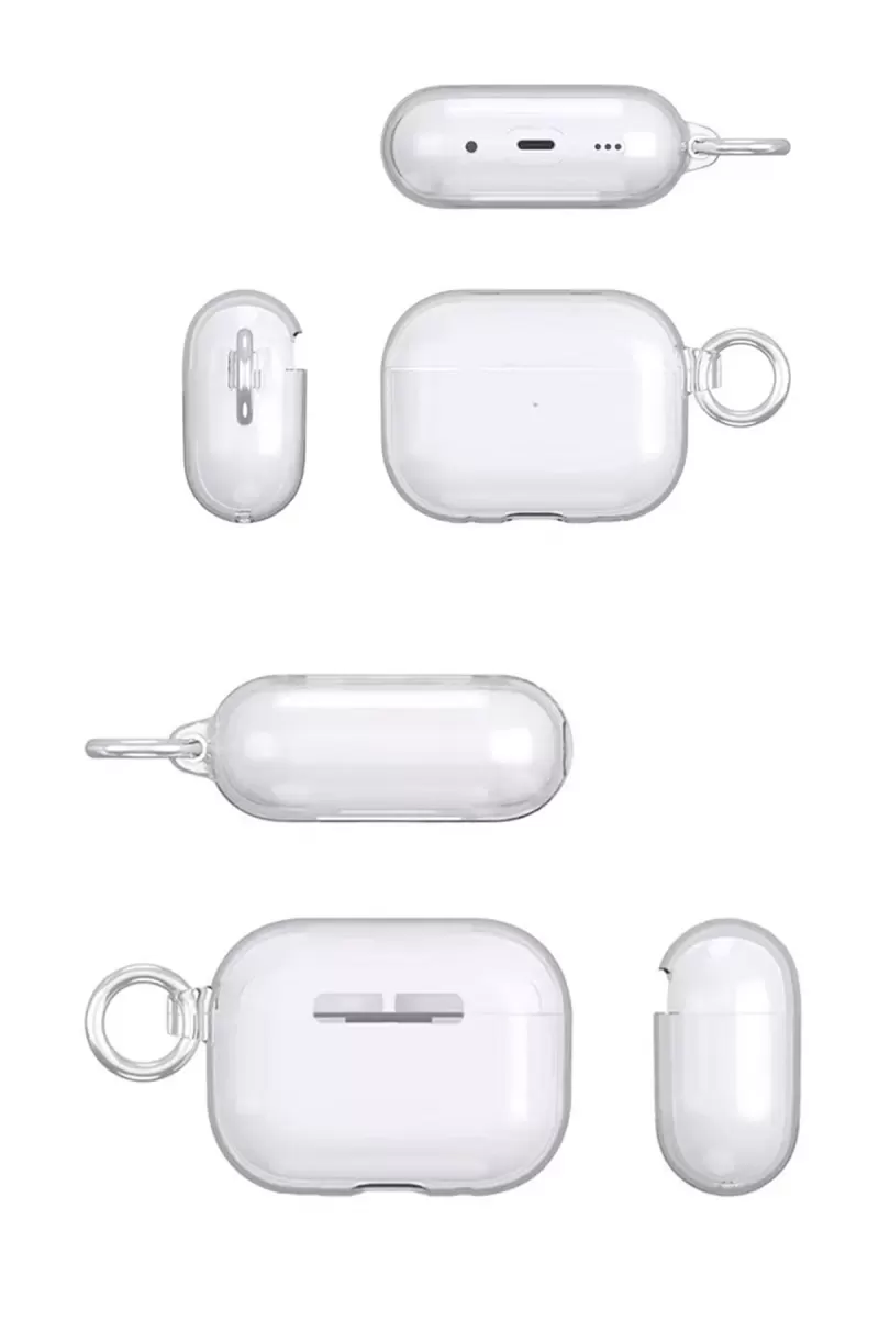 Airpods Pro 2 (2.nesil) Shell Kılıf - Şeffaf