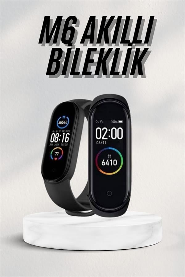 Akıllı Bileklik Android ve İOS Uyumlu Bildirim ve Çağrı Görme Spor Takibi