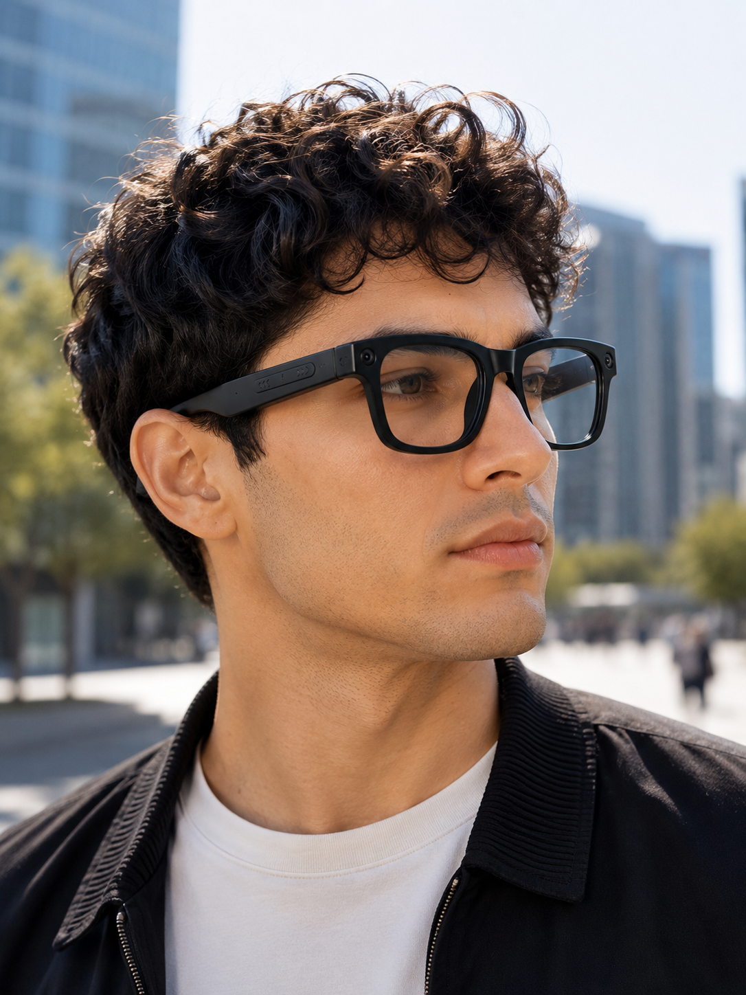Akıllı Kamera Gözlüğü 8 MP Autofocus 1080P Video Kayıt AI Destekli WiFi 32 GB Hafızalı 3 Lensli