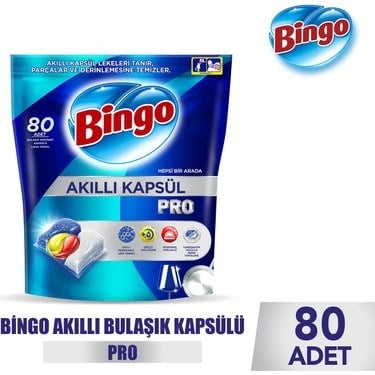 Akıllı Kapsül Pro Bulaşık Makinesi Deterjanı 80 Adet