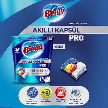 Akıllı Kapsül Pro Bulaşık Makinesi Deterjanı 80 Adet