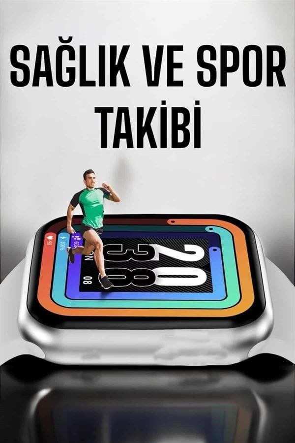 Akıllı Saat Amoled Ekran Yeni Nesil Bluetooth Bağlantılı