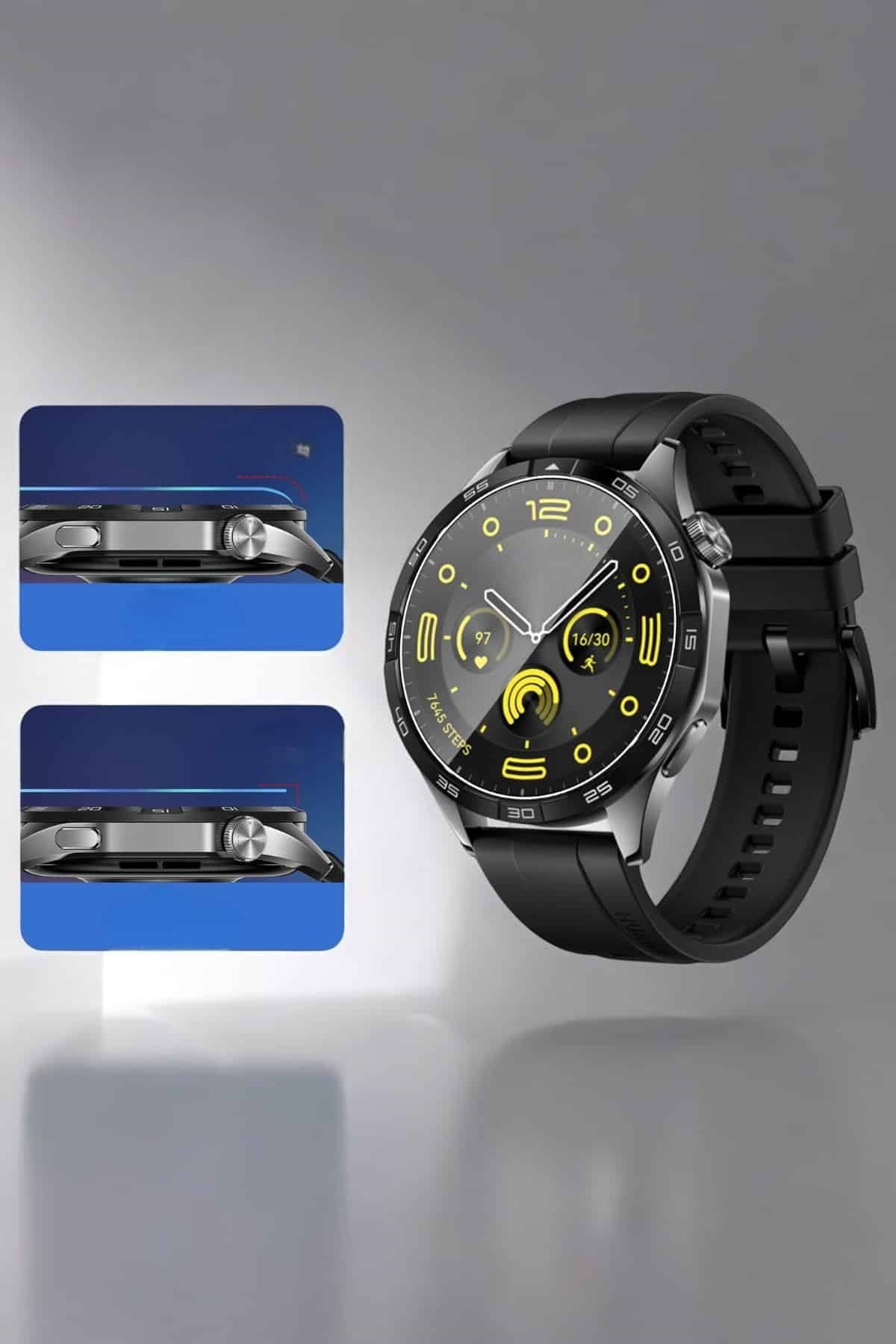 Akıllı Saat Bildirim Görme Amoled Ekran GPS Uyumlu Sesli Görüşme