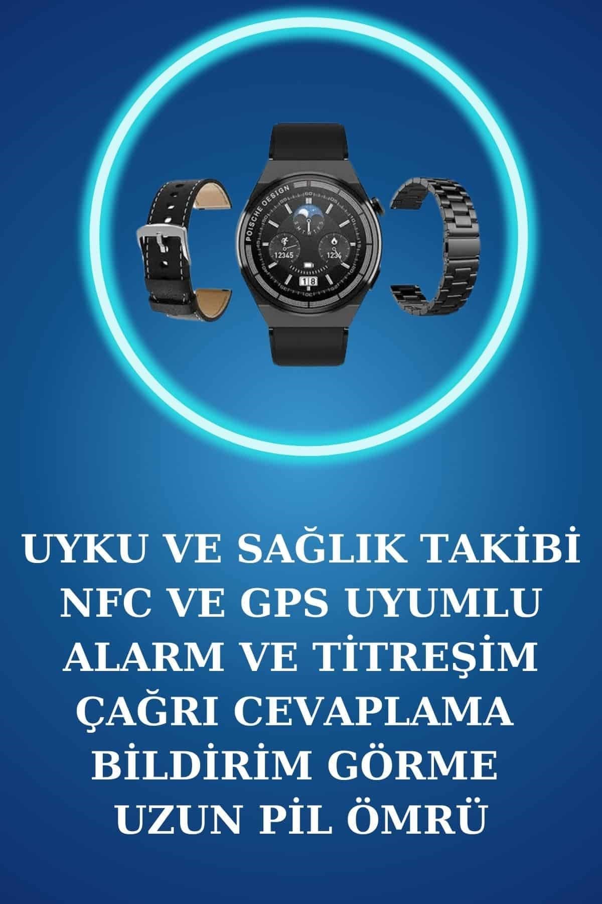 Akıllı Saat ve Kulaklık Seti Bildirim Görme Arama Cevaplama ANC Özelliği