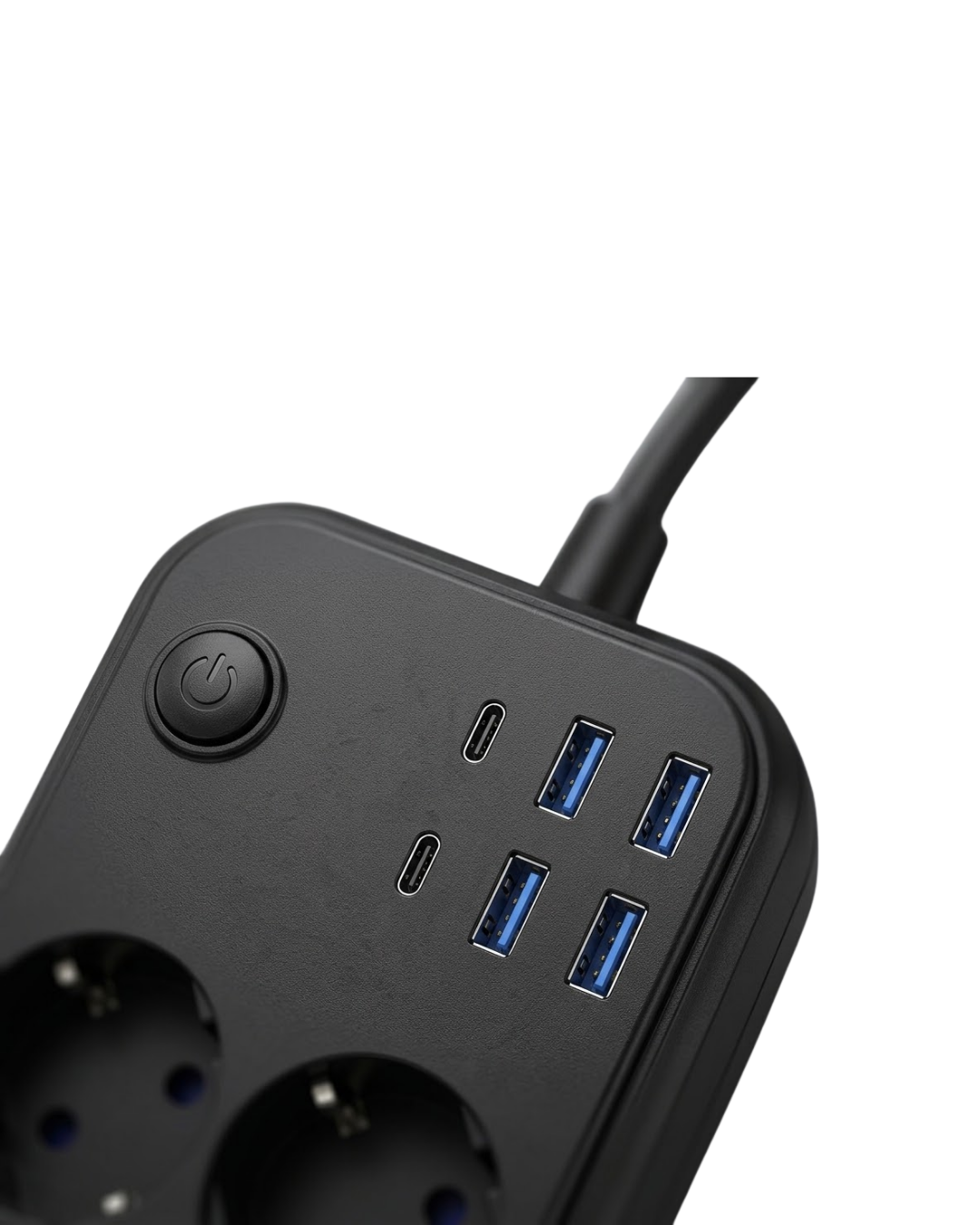 Akım Korumalı Çoklu Priz 4 USB 2 Type C 4 Priz Güvenli ve Hızlı Şarj