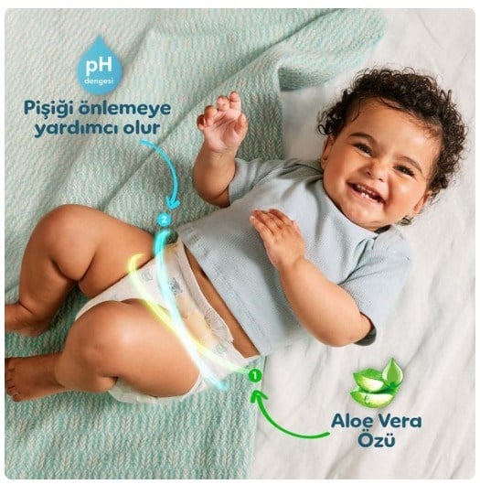 Aktif Bebek Süper Paket Bebek Bezi 6 Beden 38 Adet