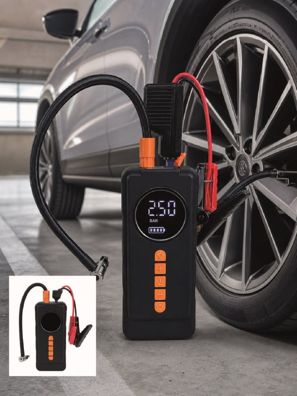 AKÜ TAKVİYELİ ARAÇ KOMPRESÖRÜ VM726