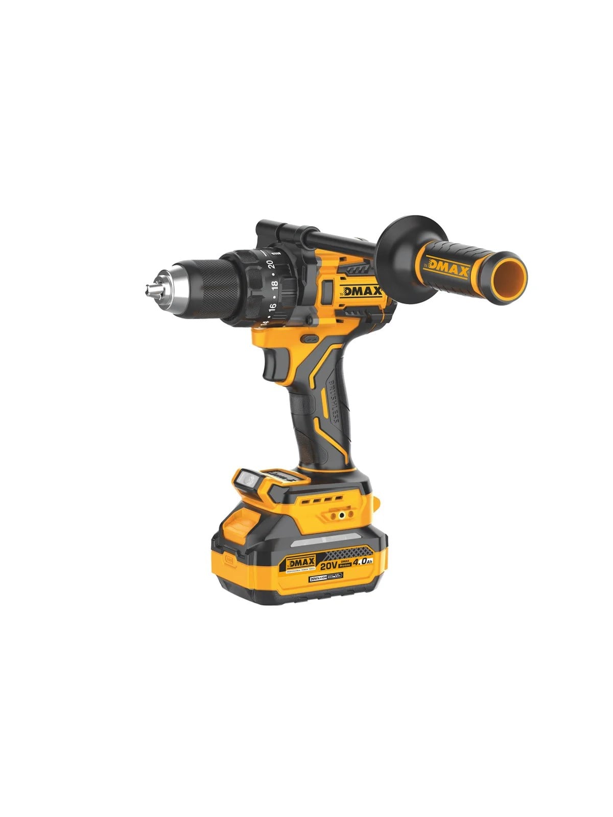 Akülü Darbeli Matkap Kömürsüz 20V 4.0Ah DMX 3007
