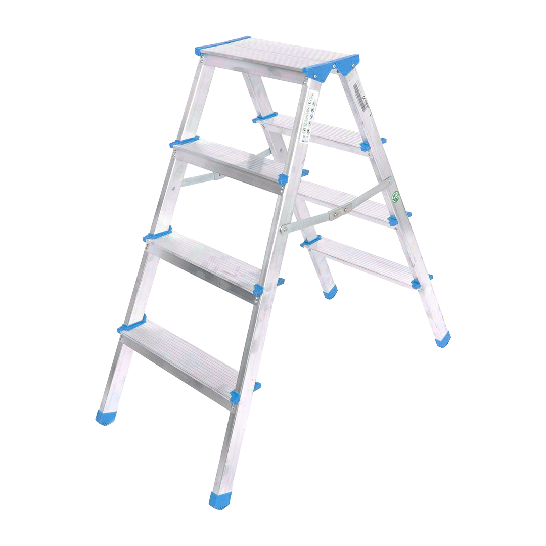 Alüminyum Çift Basamaklı Merdiven 92 cm (4+4)