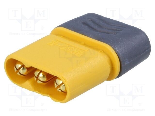 Amass MR30-M 3 Pin Erkek Motor ESC Konnektör Soket