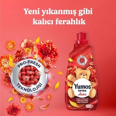 Amber Kokulu 1440 ml Konsantre Çamaşır Yumuşatıcısı