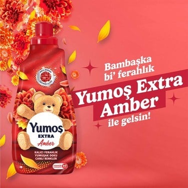 Amber Kokulu 1440 ml Konsantre Çamaşır Yumuşatıcısı