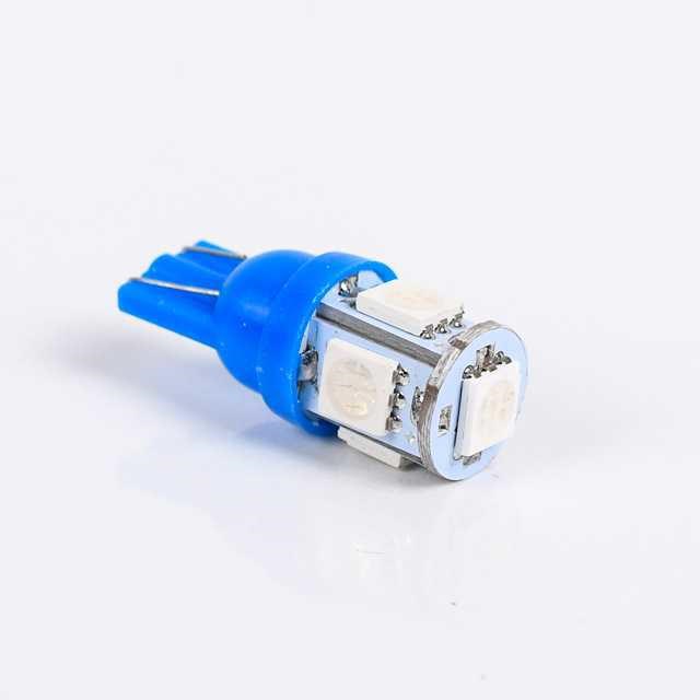 Ampul 12V T10  5Led  Fariçi Mavi Br040 02 34 1 Adet