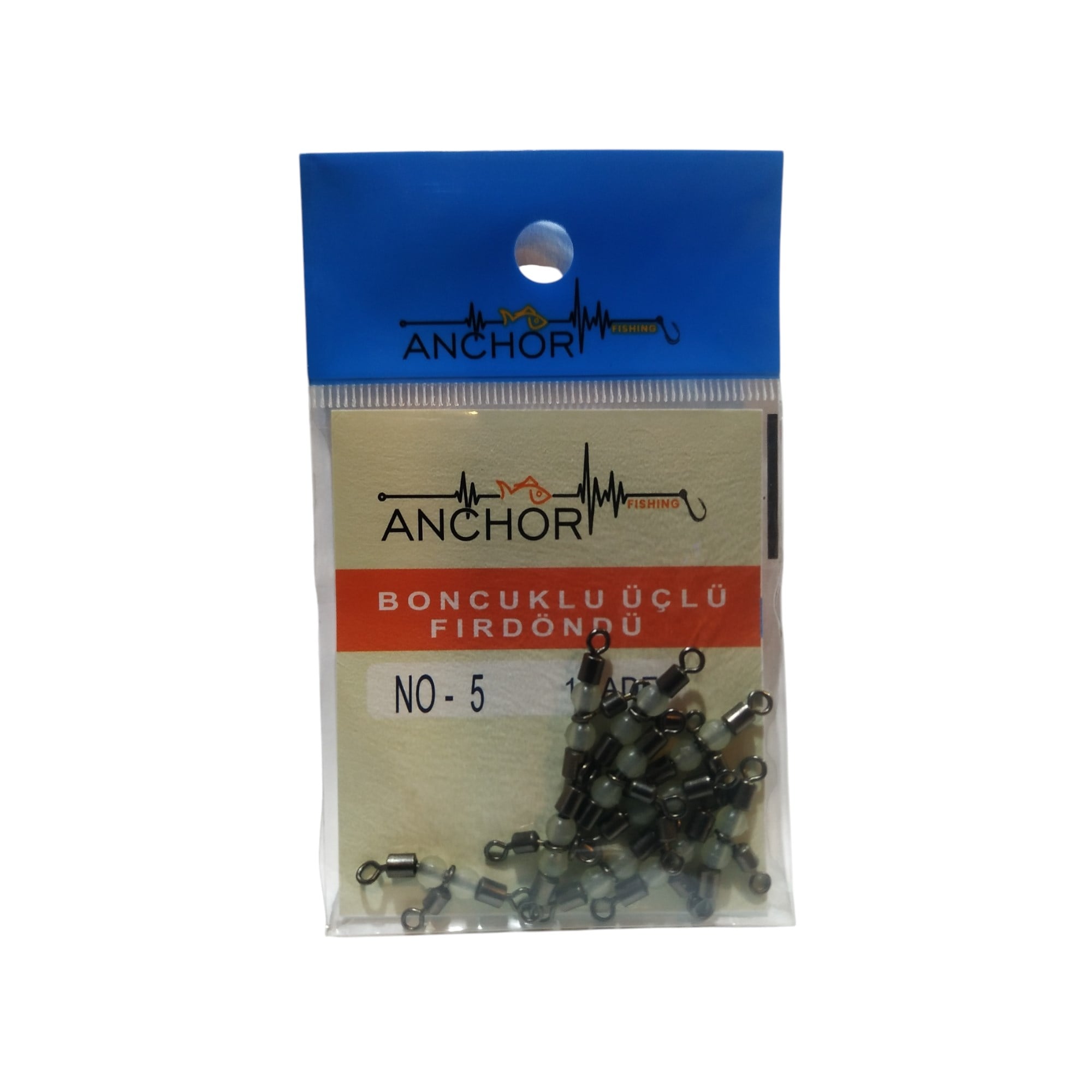 Anchor Boncuklu Üçlü Fırdöndü - NO-05