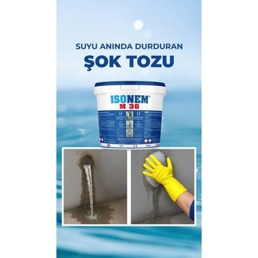 Anında Donduran Şok Tozu 5 kg Su Yalıtım için