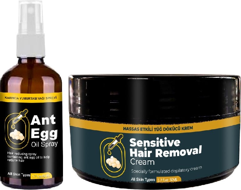 Ant Egg Oil & Cream : AĞDA50 ml Karınca Yumurtası Yağı ve 50 ml Kremi Tüydökücü Krem Set