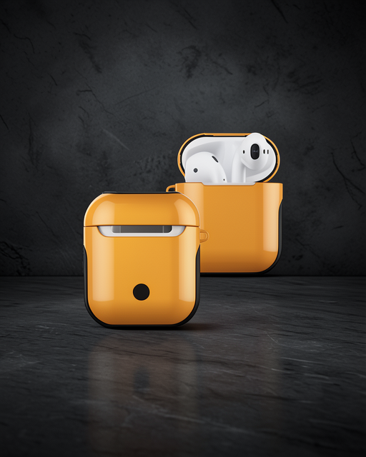 Apple Airpods 2 (2.nesil) 3in1 Kılıf - Sarı