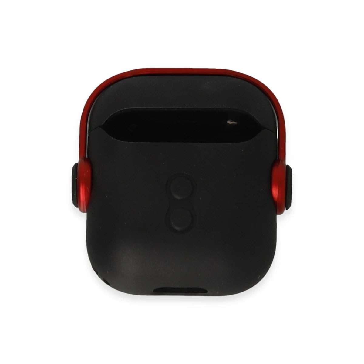 Apple Airpods 2 (2.nesil) Cool Kılıf - Siyah-Kırmızı