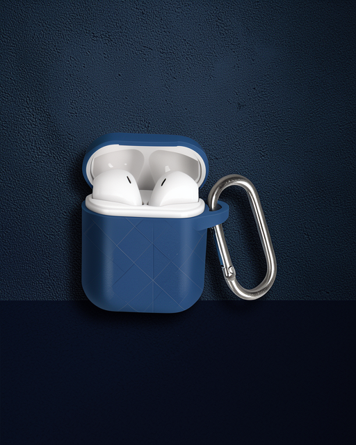 Apple Airpods 2 (2.nesil) Hang Kılıf - Lacivert