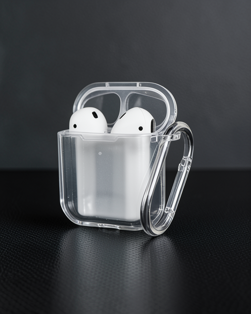 Apple Airpods 2 (2.nesil) Hang Kılıf - Şeffaf