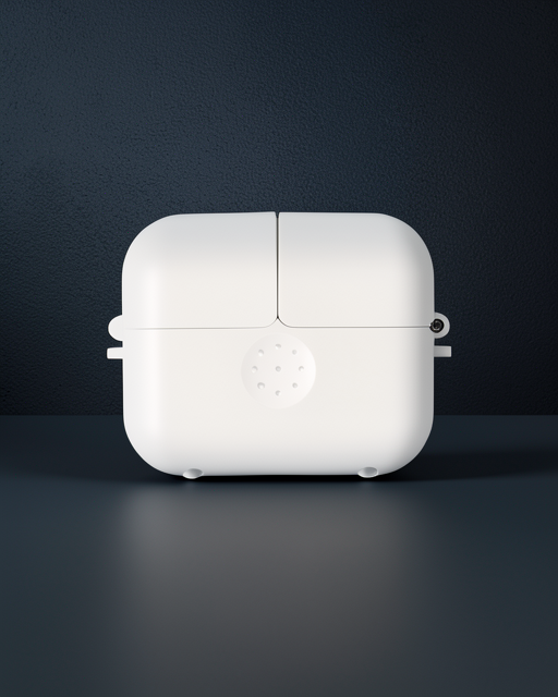 Apple Airpods 3 (3.nesil) Basmalı Kılıf - Beyaz