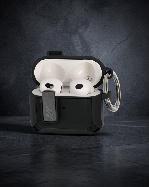 Apple Airpods 3 (3.nesil) Truva Kılıf - Siyah