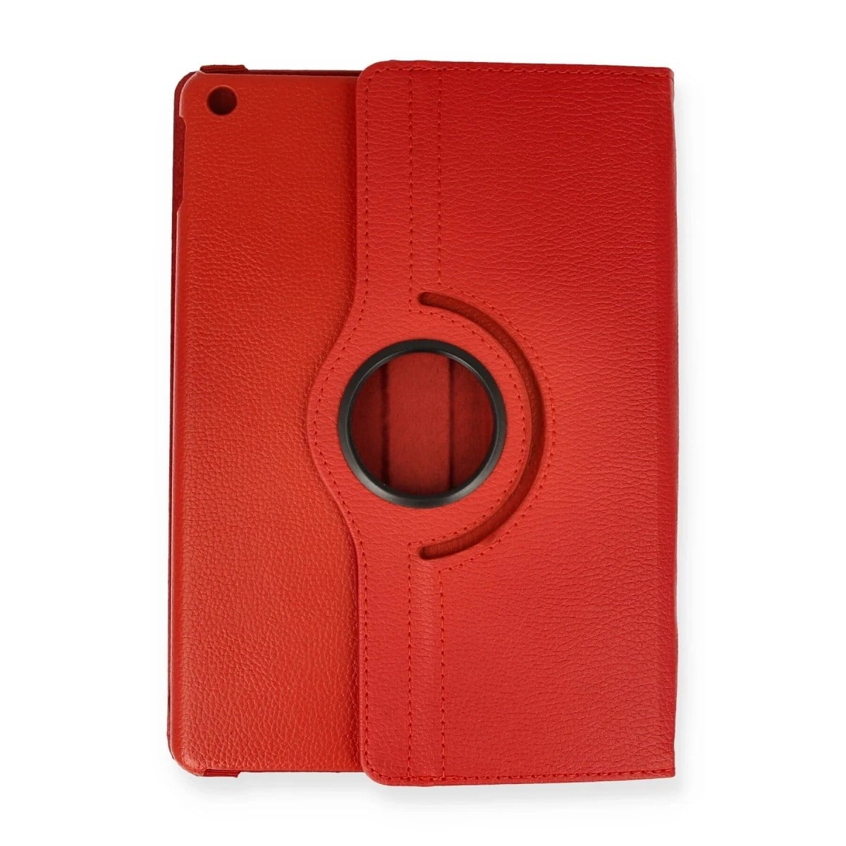 Apple iPad 10.2 (7.nesil) Kılıf 360 Tablet Deri Kılıf - Kırmızı