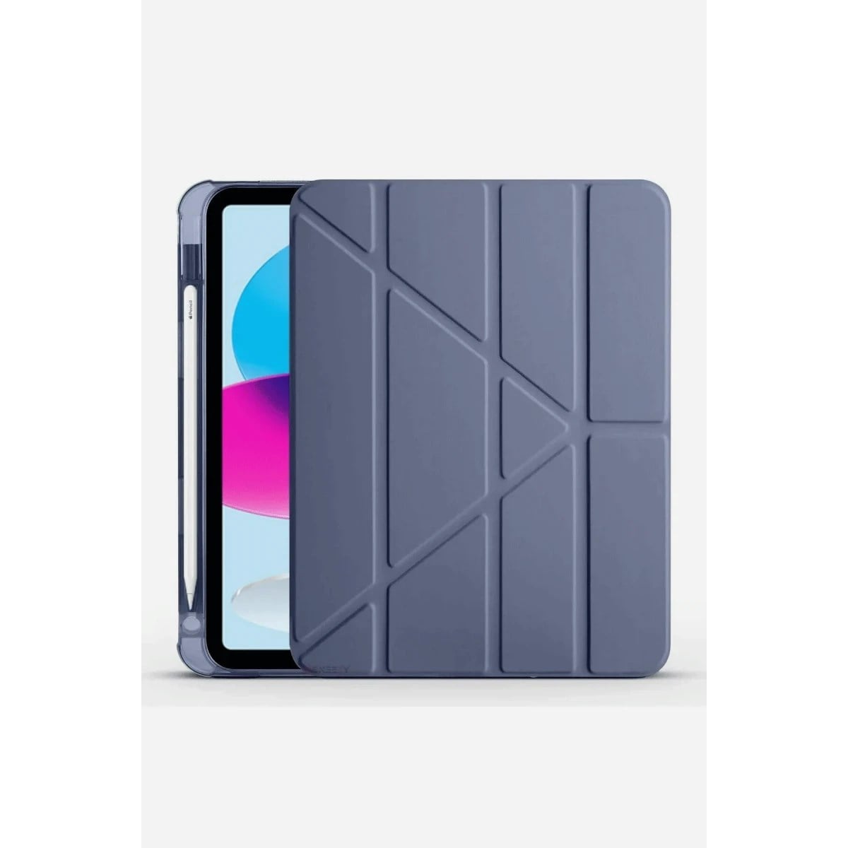 Apple iPad 2025 10.9 10.Nesil (A16) Kılıf Kalemlikli Mars Tablet Kılıfı - Lavender